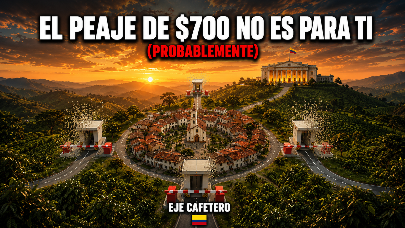 El peaje de $700 en el Eje Cafetero no es para ti (probablemente): esto es lo que de verdad pasó