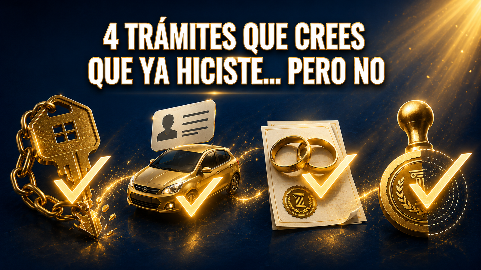 4 trámites que crees que ya hiciste… pero no