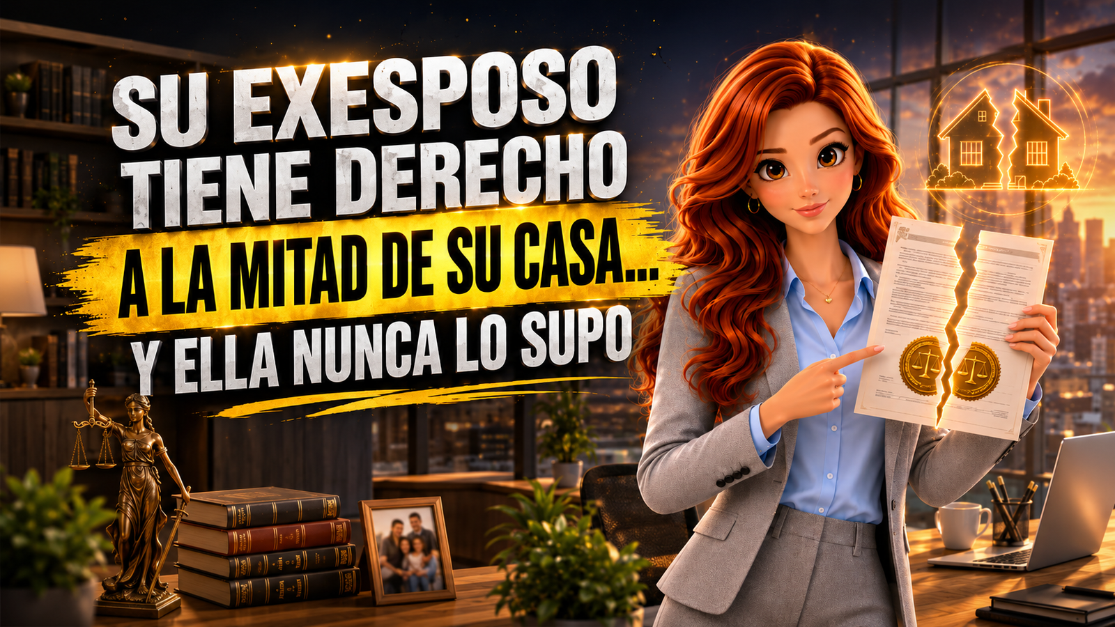 Su exesposo tiene derecho a la mitad de su casa… y ella nunca lo supo
